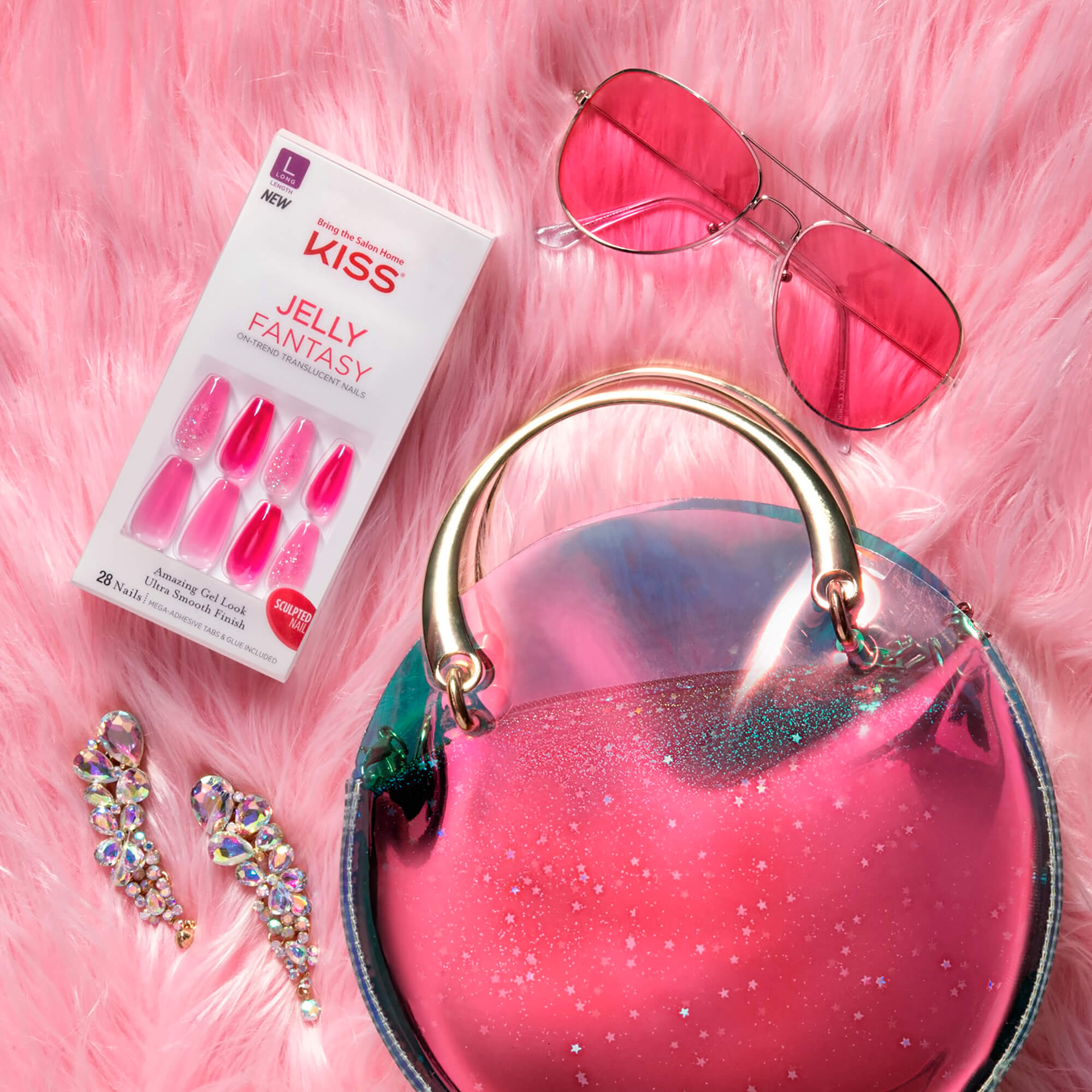 KISS Gel Fantasy Jelly Nails - Jelly Baby
