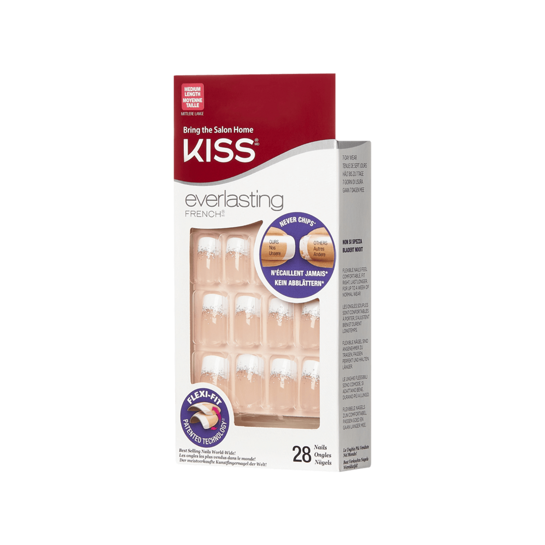 KISS EF Design Nail Kit - Wedding Veil C