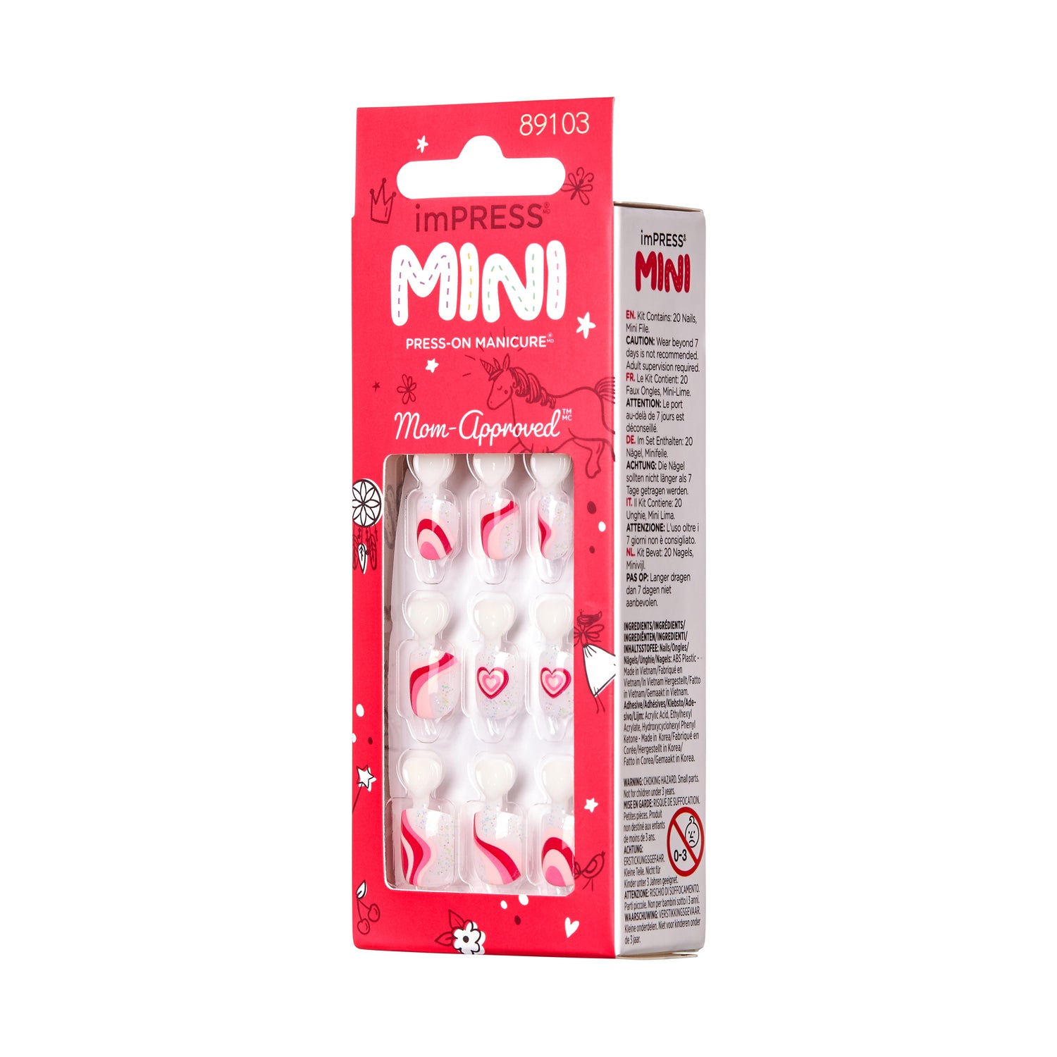 imPRESS Mini Press-On Manicure for Kids - Dream Big