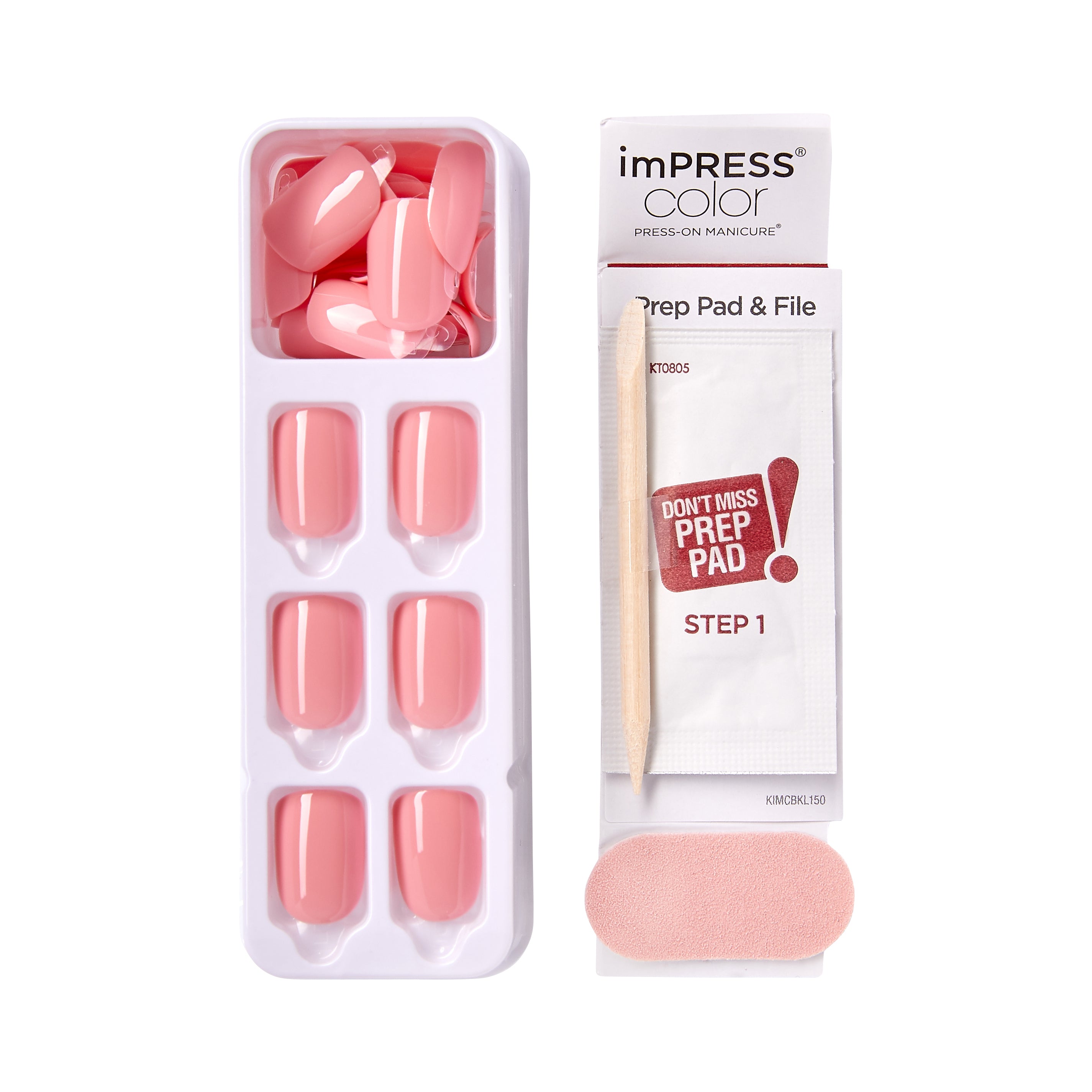 imPRESS Color Press-On Manicure - Pretty Pink