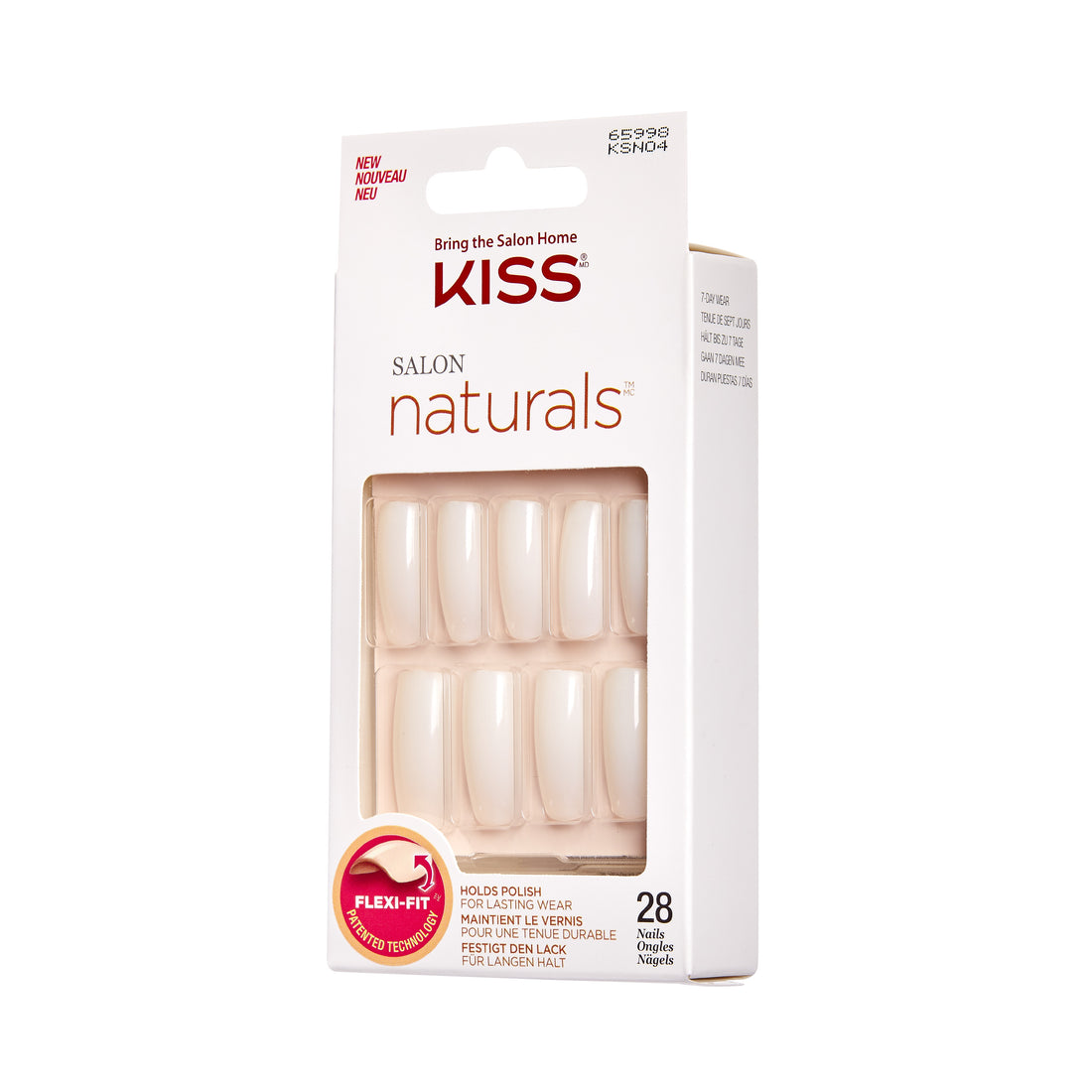 KISS Salon Natural Nail Go Rouge-Ksn04C